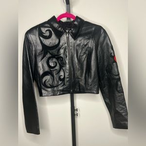 John Michael Genuine Leather Crop